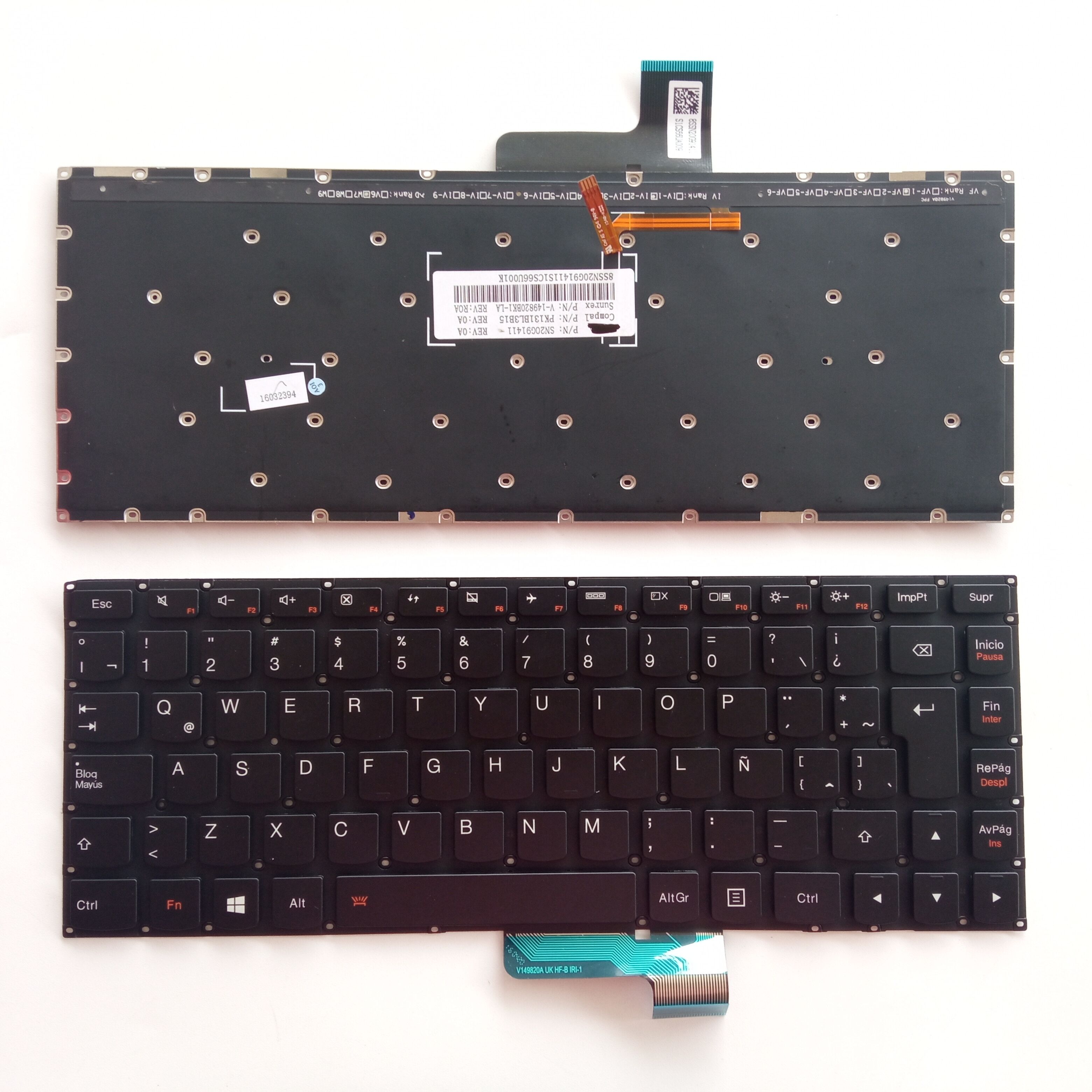 Picture of New Replacement Laptop Keyboard For LENOVO E31-70/U31-70/YOGA213/YOGA2-13 BLACK Backlit LA Layout